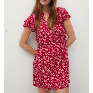 Mango Flower Print dress